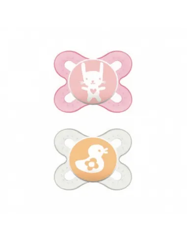 MAM CHUPETE SILICONA START 0-2 M ROSA