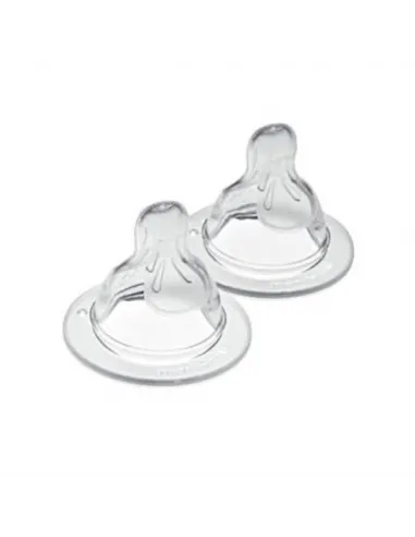 MAM TETINA SILICONA TEAT 2 FLUJO MEDIO 2+M