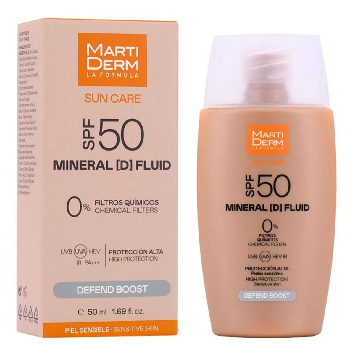 Martiderm Sun Care Mineral (D) Fluid SPF50 50ml