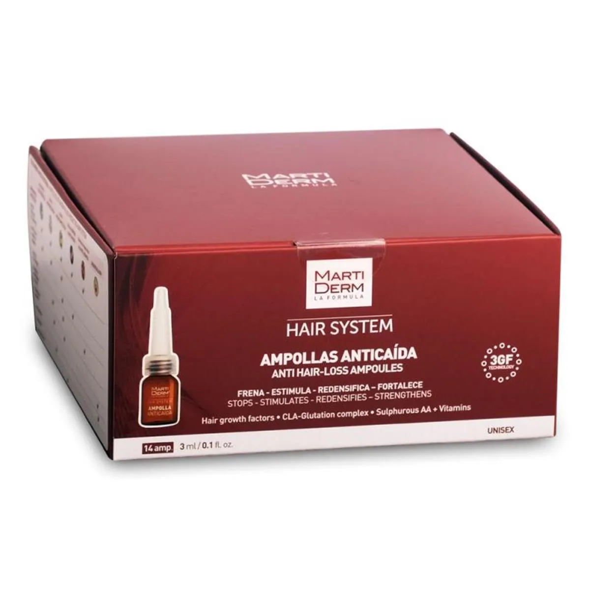 Martiderm Anticaída 14 Ampollas