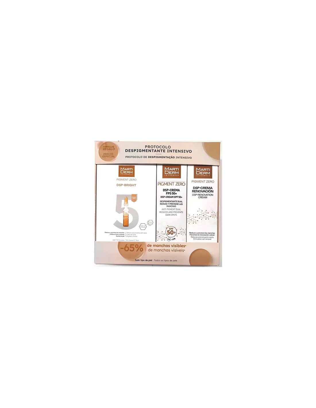 Martiderm pack protocolo despigmentante