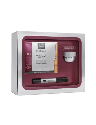MARTIDERM PHOTO AGE PLATINUM PHOTO AGE HA+ 30 AMPOLLAS + SUPREME BALM 4.5 ML + REGALO VITAL-AGE CREMA 15 ML COFRE