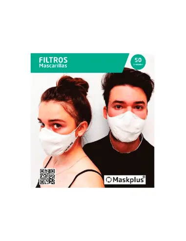 MASKPLUS FILTROS 50 MASCARILLAS ADULTOS