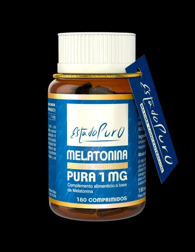 Estado Puro Melatonina Pura 1 Mg (180 comp) Tongil