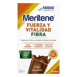 Meritene Fuerza y Vitalidad Chocolate Fibra 14 sobres