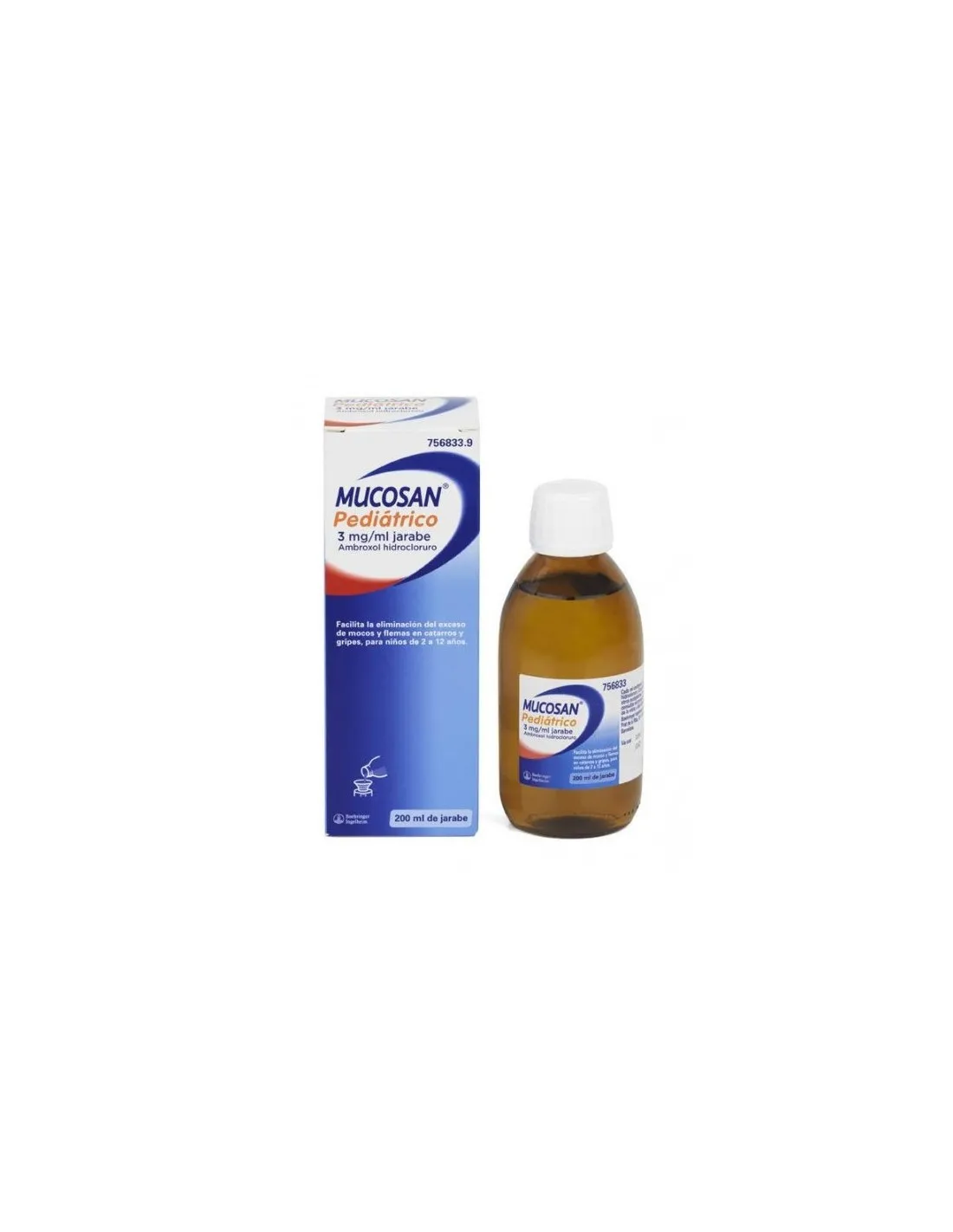Mucosan pediátrico 3 mg/ml jarabe 1 frasco 200 ml
