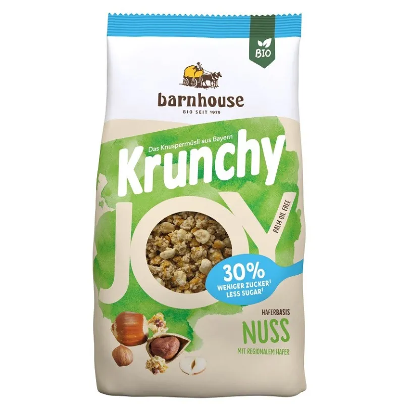 MUESLI KRUNCHY JOY avellanas 375gr. BIO S/A