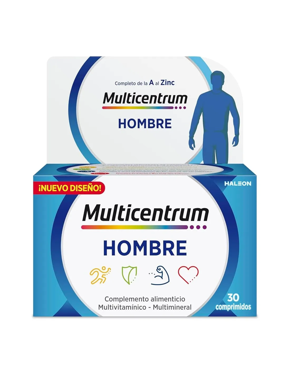 Multicentrum Hombre 30 Comprimidos