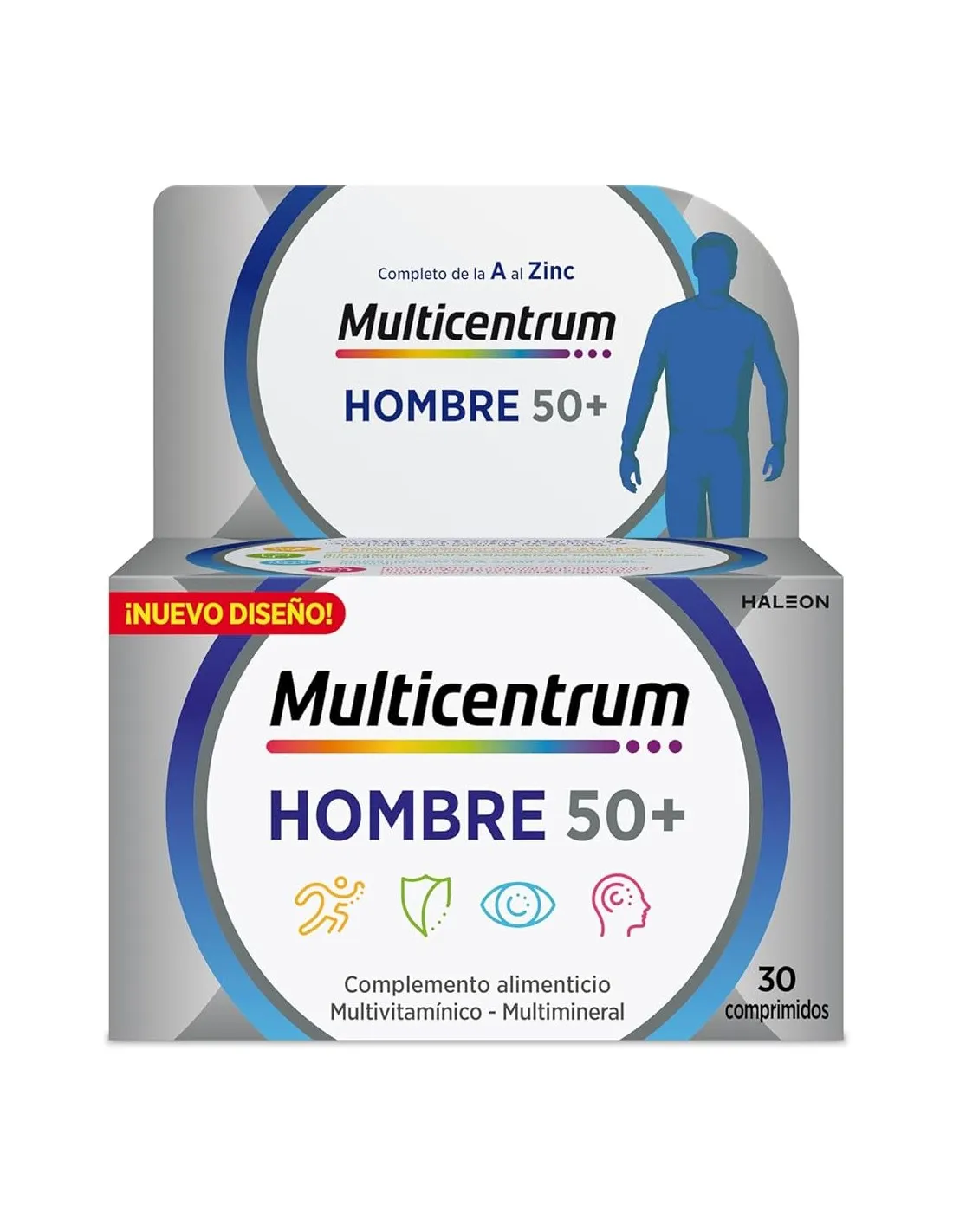 Multicentrum Hombre Mayor de 50, 30 Comprimidos