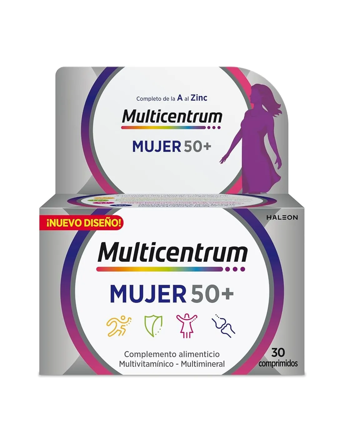 Multicentrum Mujer 50+ Comprimidos 30 Unidades