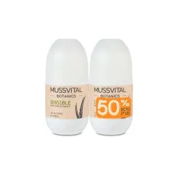 Mussvital Botanics Desodorante Sensible 75ml + 75ml Duplo Promoción