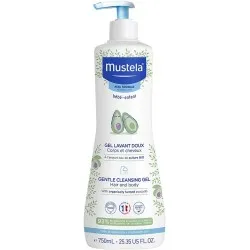 Mustela Gel de Baño Suave Cabello y Cuerpo 750 ml