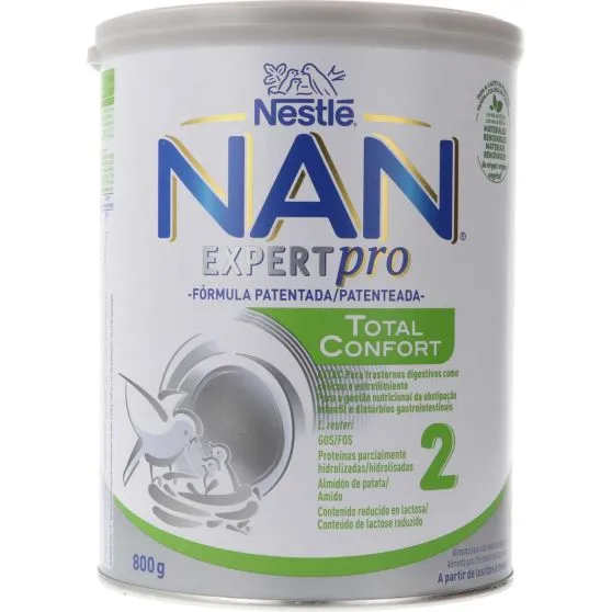NAN Expert pro Total Confort Leche continuación 2 800 gr