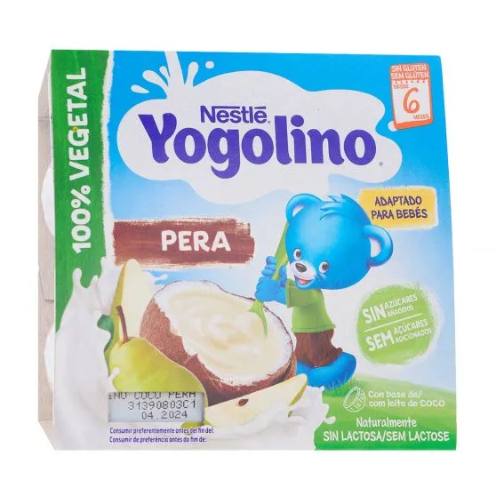 Nestlé Yogolino Vegetal Pera +6m