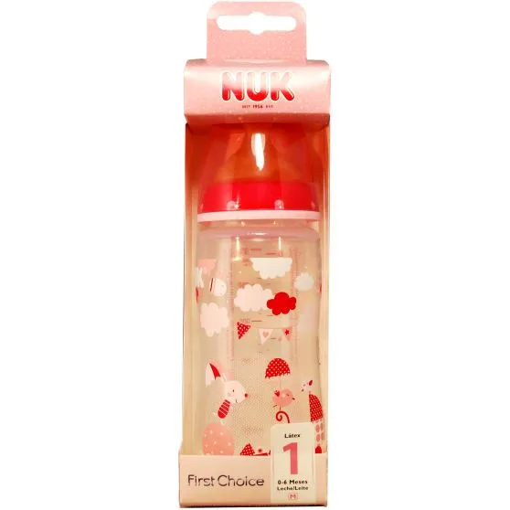 Biberón Nuk Cotton Party 0-6 meses