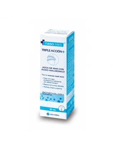 NASO FAES TRIPLE ACCIÓN+ AGUA DE MAR 30 ML