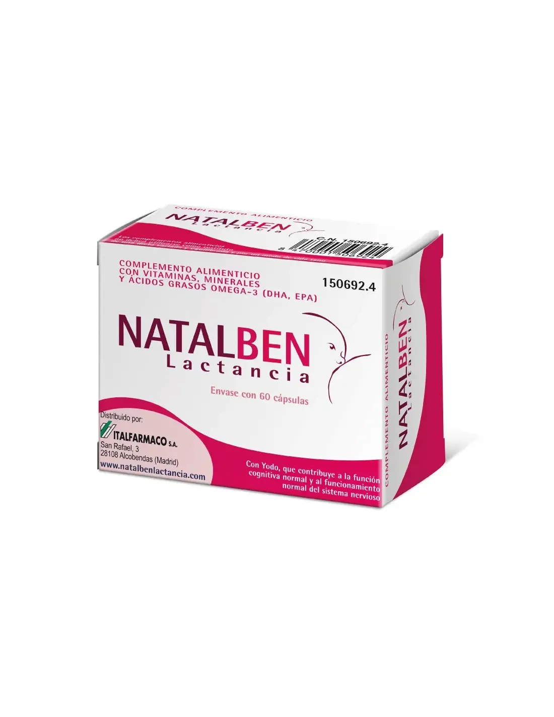 NATALBEN Lactancia 60 Cápsulas