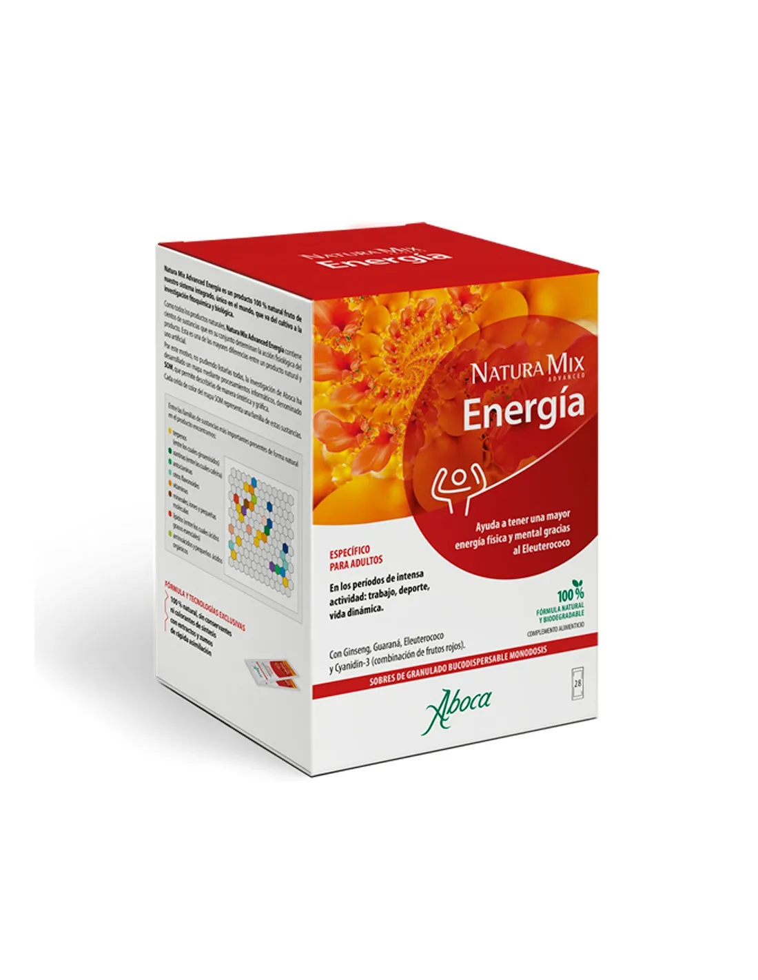 ABOCA Natura Mix Advanced Energía 28 Sobres de Granulado