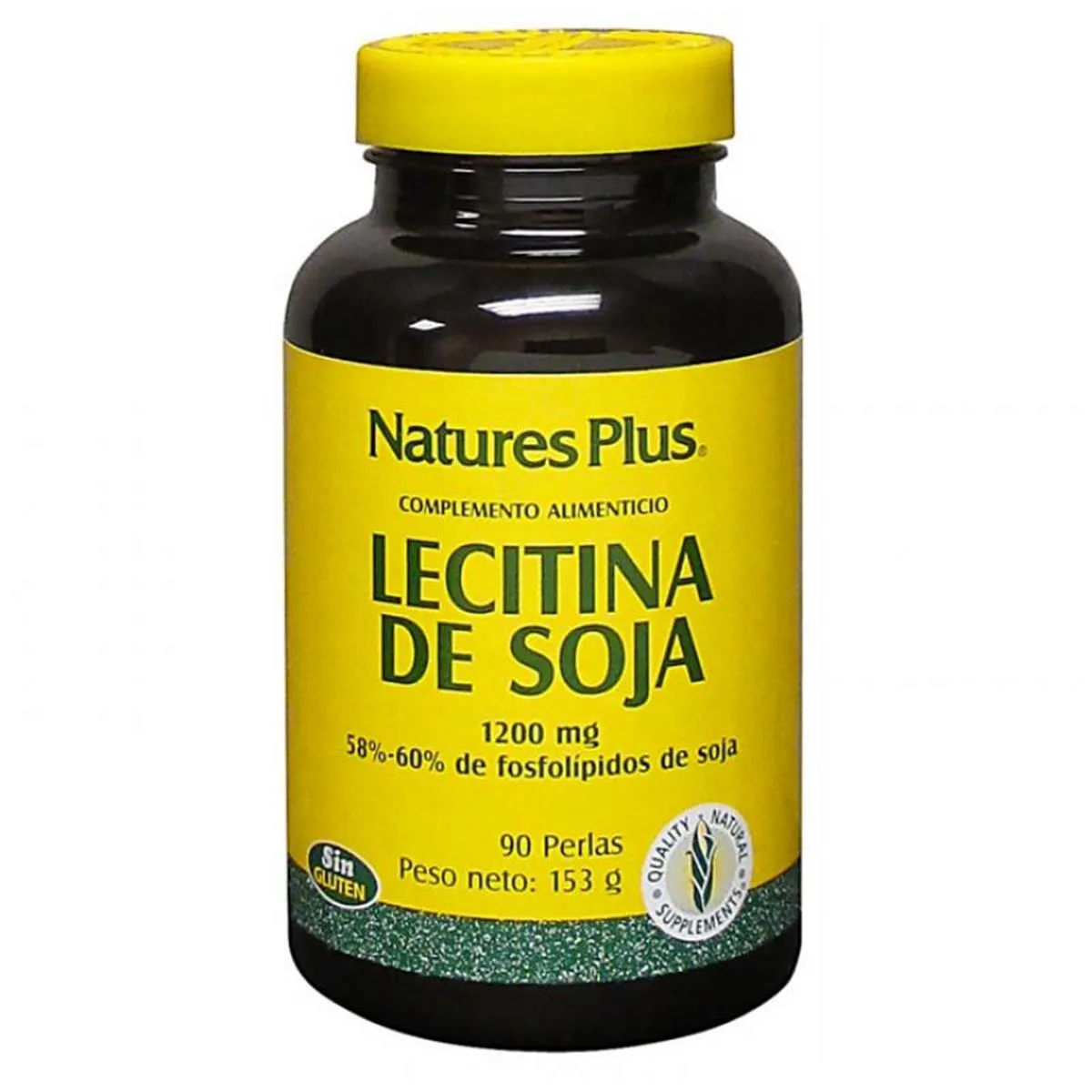 Natures Plus Lecitina de Soja 1200mg 90 perlas