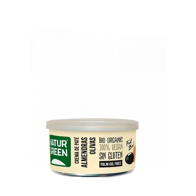 NaturGreen Crema de Paté de Almendra y Olivas Bio 125gr