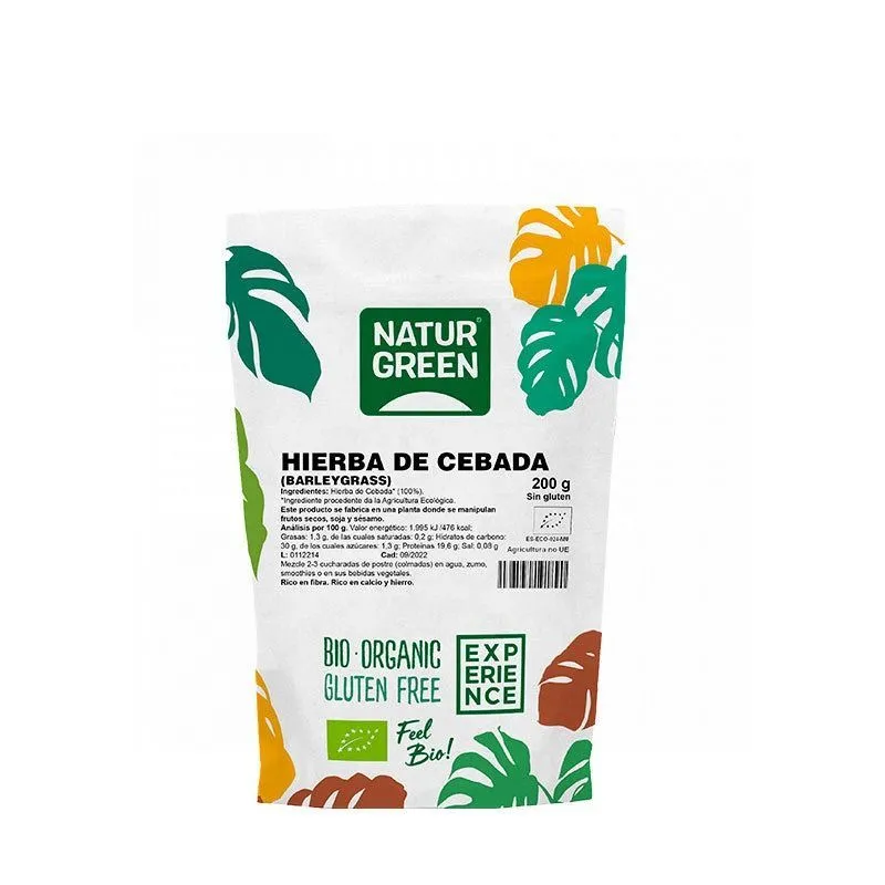 NaturGreen Hierba de Cebada Ecológica 150gr