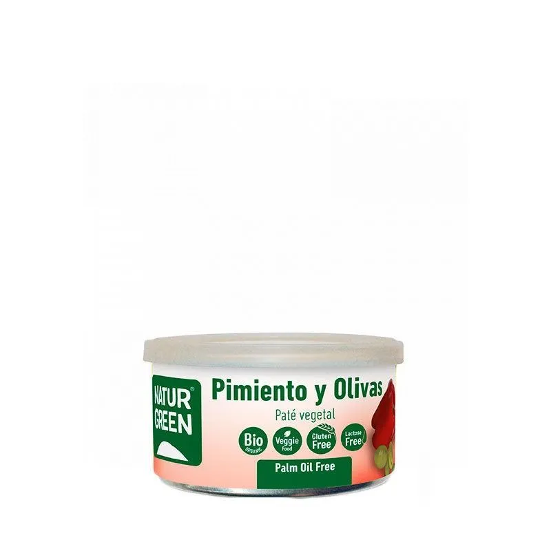 NaturGreen Paté de Pimiento y Olivas Bio 125gr