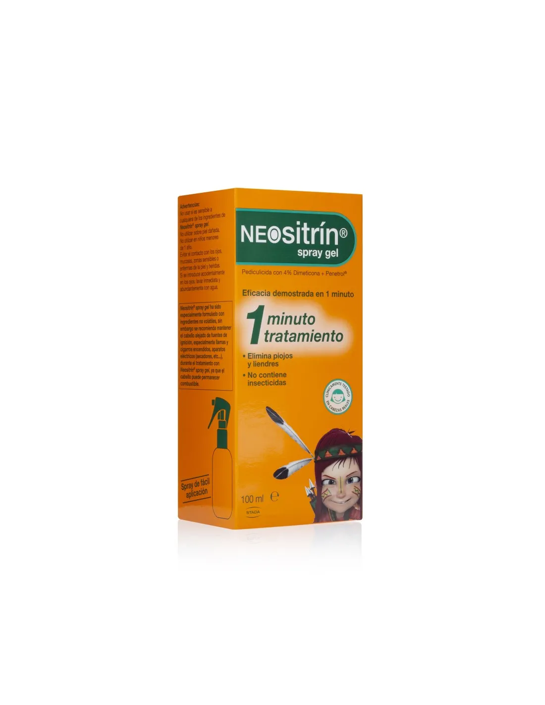 Neositrin Spray Gel Antipiojos 100 ml