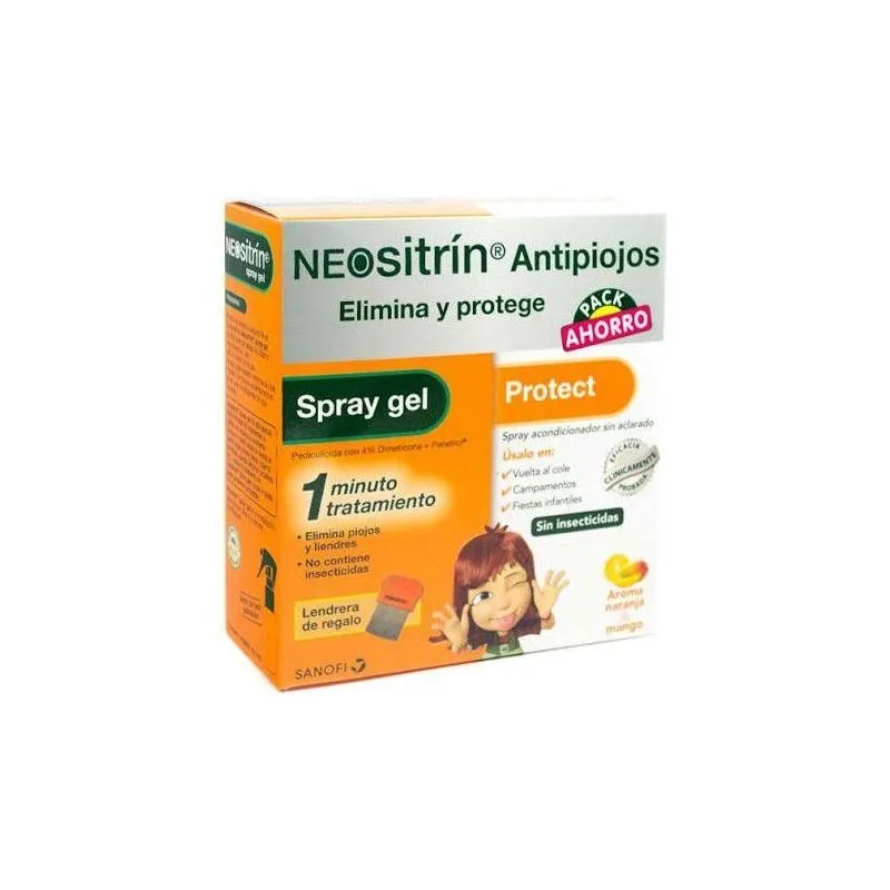 Neositrín Pack Protect + Gel + Liendrera