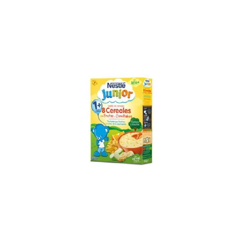 Nestlé Junior 8 Cereales con Miel y Cornflakes 350gr