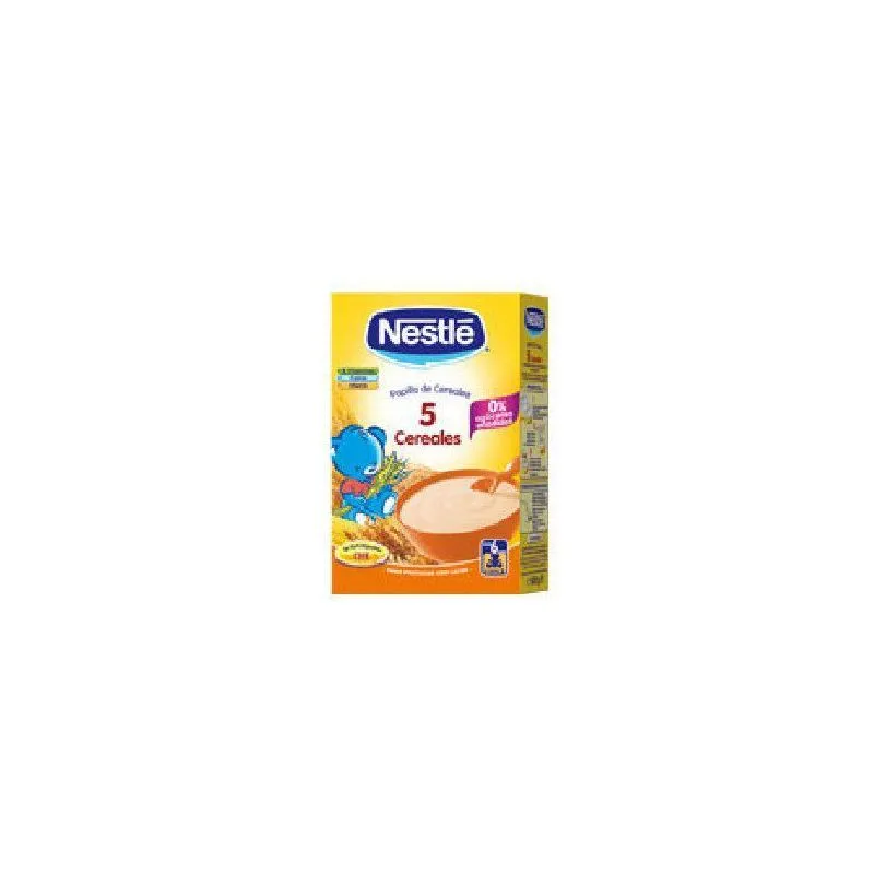 Nestlé Papilla 5 Cereales sin Leche 900gr