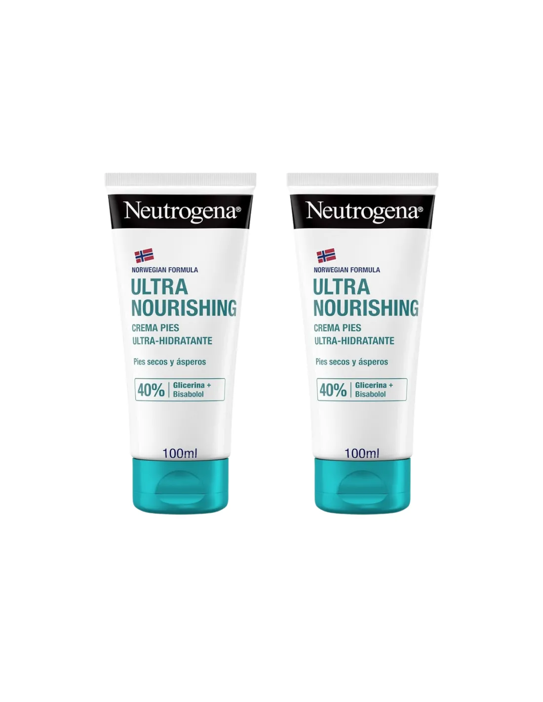Neutrogena Duplo Crema de Pies Ultra Hidratante 2x100 ml