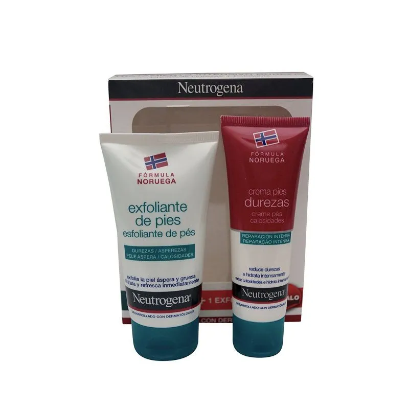 Neutrogena Pies exfoliante + Crema Durezas 2x50ml