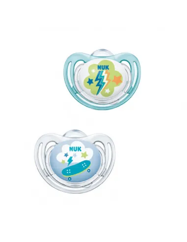 NUK CHUPETE FREESTYLE SILICONA 18-36 MESES 2 UNIDADES