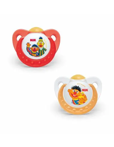 NUK CHUPETE LATEX BARRIO SESAMO T-2 2 U