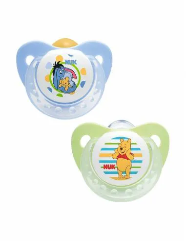 NUK CHUPETE SILICONA WINNIE THE POO T2 2 UNIDADES