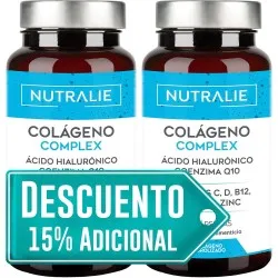 Nutralie Colágeno Complex Hidrolizado Con Ácido Hialurónico 60 Cápsulas + 60 Cápsulas Duplo Promocion
