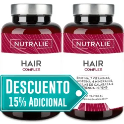 Nutralie Hair Complex + Biotina 90 Cápsulas + 90 Cápsulas