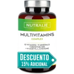 Nutralie Multivitaminas Complex 29 Activos Fatiga 60 Cápsulas