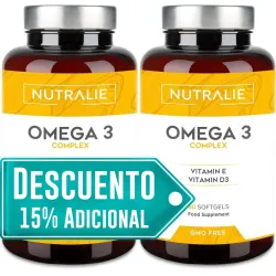 Nutralie Omega 3 Complex 2000Mg 60 cápsulas + 60 cápsulas Duplo Promocion