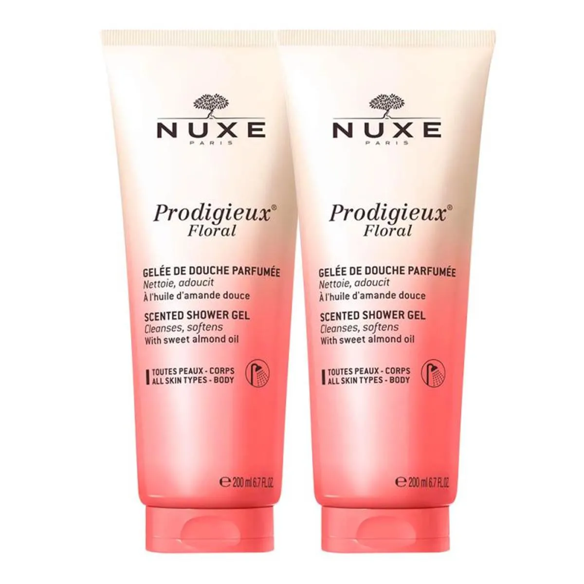 Duplo Nuxe Prodigieux Floral Gel de Ducha 2x200ml
