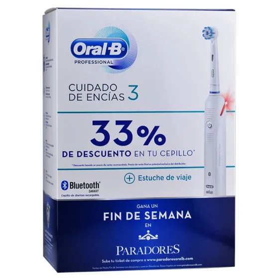 Oral-B Cepillo Eléctrico Cuidado Encías 3 + Estuche