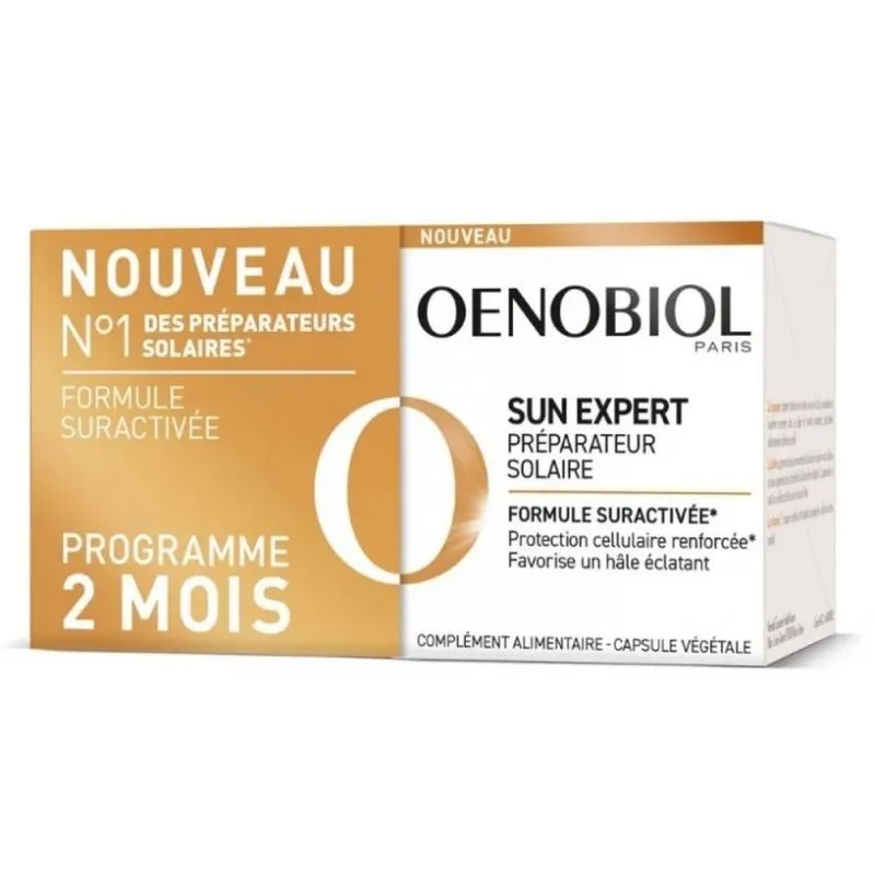 Oenobiol Solar Intensivo Preparador Pieles Sensibles 2 x 30 Cápsulas