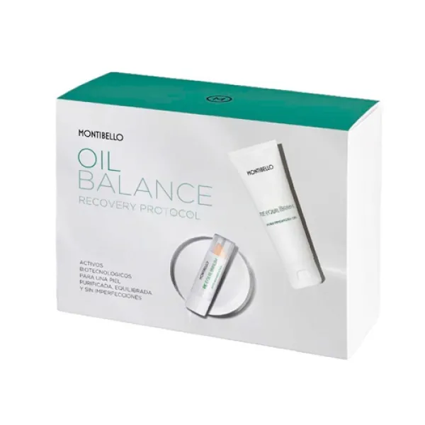 Oil Balance Recovery Protocol | Purifying Hydra Gel 50ml + Anti-Blemish Stick 4g - Re-Equilibrium - Montibello ®