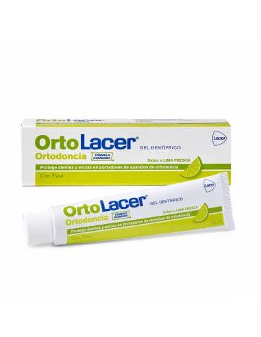 ORTOLACER GEL DENTIFRICO 75 ML LIMA FRESCA