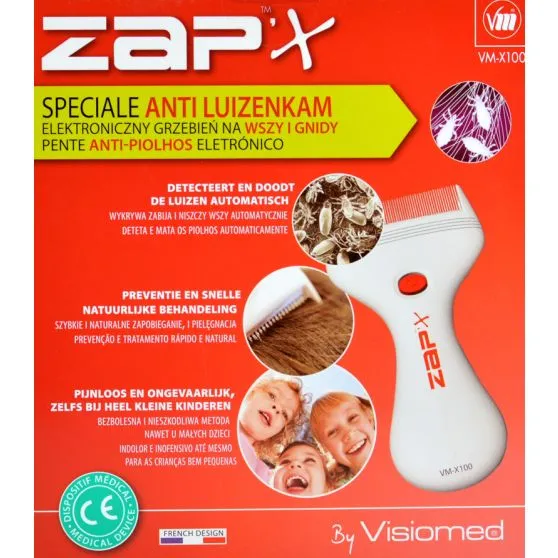 Peine Zap’X Antipiojos VM-X100