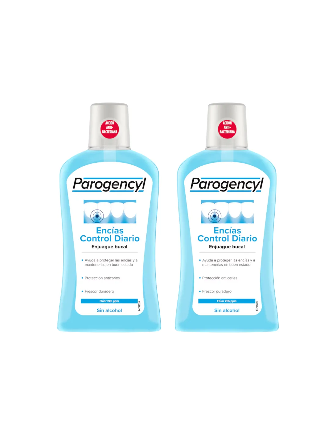 Parogencyl Duplo Colutorio Encías Control Diario 2x500 ml