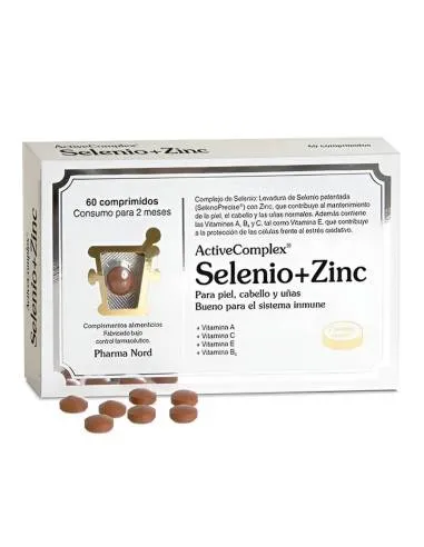PHARMA NORD ACTIVECOMPLEX SELENIO + ZINC 60 COMPRIMIDOS