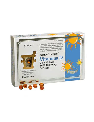 PHARMA NORD ACTIVECOMPLEX VITAMINA D 80 PERLAS