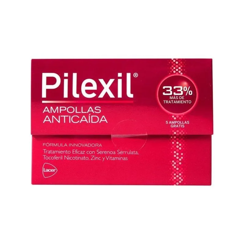Pilexil Ampollas Anticaída Pack 15 + 5 Ampollas