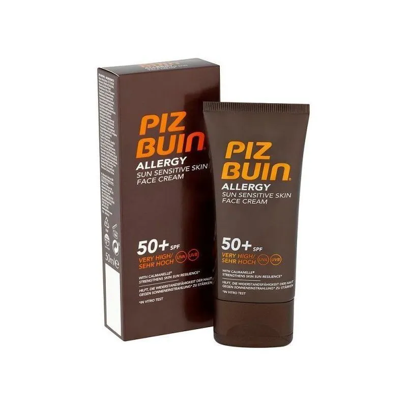 Piz Buin Allergy Crema Rostro SPF-50+ 50 ml